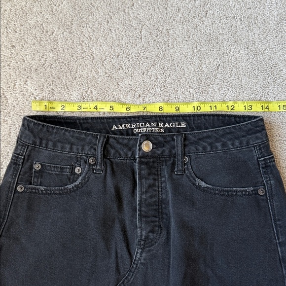 American Eagle Black Denim Skirt | Size 4 - Picture 4 of 5